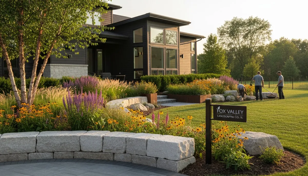 Naperville, IL landscaping services for lawn care, garden design, and property maintenance