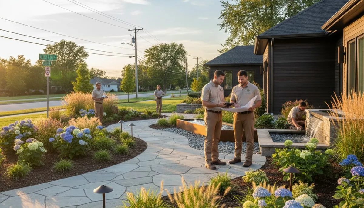 Landscaping services in Naperville, IL for residential and commercial properties