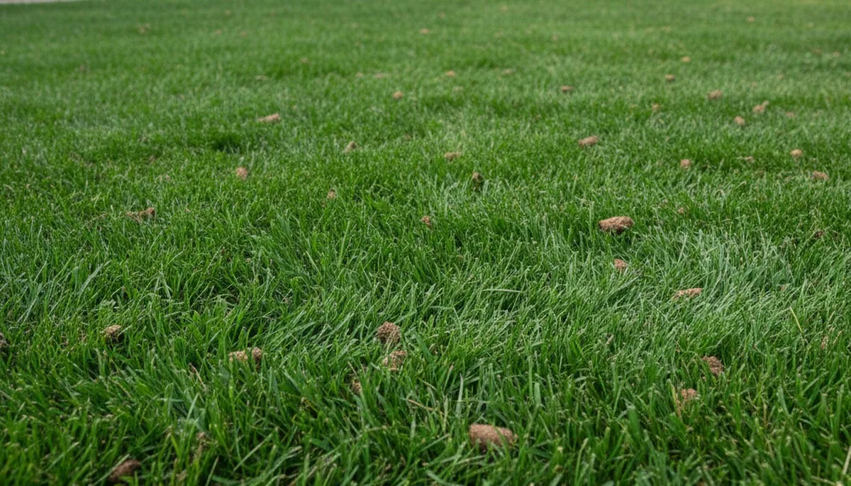 Healthy Naperville IL lawn recovering after professional aeration by Chop Chop Landscaping